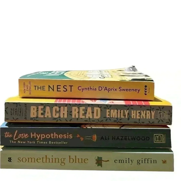 Book Bundle-The Nest, Beach Read, The Love Hypothesis,Something Blue - Picture 1 of 6